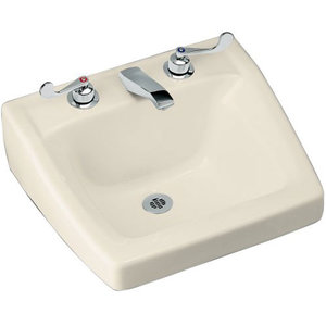 K1729-47 Chesapeake Wall Hung Bathroom Sink - Almond K1729-47 Chesapeake Wall Hung Bathroom Sink - Almond