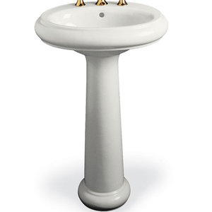 K2013-8-0 Revival Pedestal Bathroom Sink - White K2013-8-0 Revival Pedestal Bathroom Sink - White