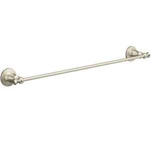 K206-BN Antique Towel Bar Bathroom Accessory - Vibrant Brushed Nickel K206-BN Antique Towel Bar Bathroom Accessory - Vibrant Brushed Nickel