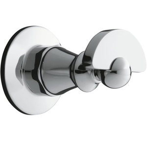 K214-CP Antique Robe Hook Bathroom Accessory - Polished Chrome K214-CP Antique Robe Hook Bathroom Accessory - Polished Chrome