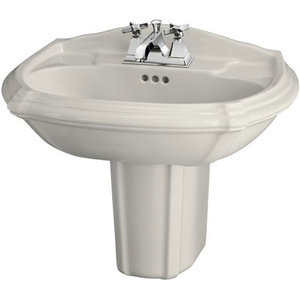 K2226-4-96 Portrait Wall Hung Bathroom Sink - Biscuit K2226-4-96 Portrait Wall Hung Bathroom Sink - Biscuit
