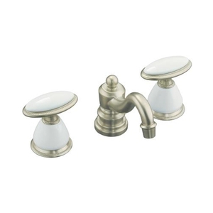 K2809B-BN/K258-96 Antique 8'' Widespread Bathroom Faucet - Vibrant Brushed Nickel K2809B-BN/K258-96 Antique 8'' Widespread Bathroom Faucet - Vibrant Brushed Nickel