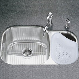 K3355-NA Undertone Stainless Steel Undermount - Double Bowl Kitchen Sink - Stainless Steel K3355-NA Undertone Stainless Steel Undermount - Double Bowl Kitchen Sink - Stainless Steel
