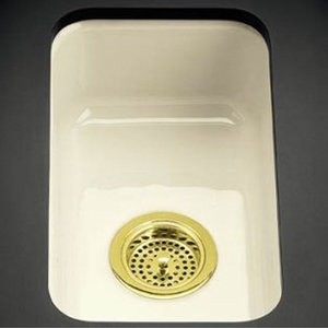 K6586-96 Iron/Tones Undermount Bar Sink - Biscuit K6586-96 Iron/Tones Undermount Bar Sink - Biscuit