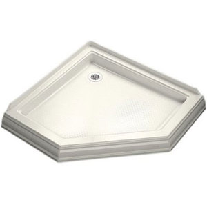 K9542-96 Memoirs Corner Shower Base - Biscuit K9542-96 Memoirs Corner Shower Base - Biscuit