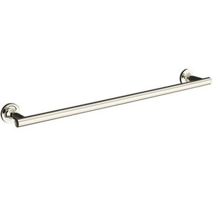 K14437-SN Purist Towel Bar Bathroom Accessory - Vibrant Polished Nickel K14437-SN Purist Towel Bar Bathroom Accessory - Vibrant Polished Nickel