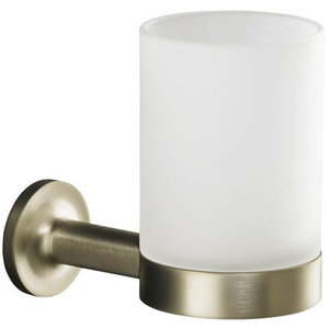K14447-BN Purist Toothbrush & Tumbler Holder Bathroom Accessory - Vibrant Brushed Nickel K14447-BN Purist Toothbrush & Tumbler Holder Bathroom Accessory - Vibrant Brushed Nickel