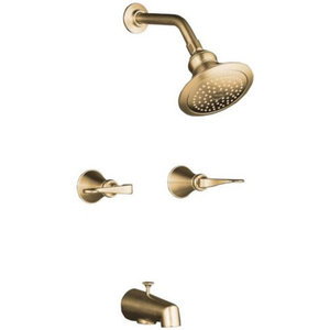 K16213-4-BV Revival Two Handle Tub & Shower Faucet - Vibrant Brushed Bronze K16213-4-BV Revival Two Handle Tub & Shower Faucet - Vibrant Brushed Bronze