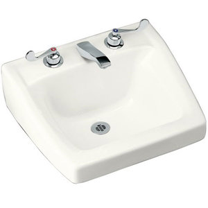 K1724-0 Chesapeake Wall Hung Bathroom Sink - White K1724-0 Chesapeake Wall Hung Bathroom Sink - White