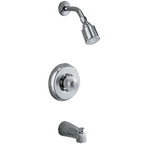 KT156017CP/K304K Coralais One Handle Tub & Shower Faucet - Polished Chrome KT156017CP/K304K Coralais One Handle Tub & Shower Faucet - Polished Chrome