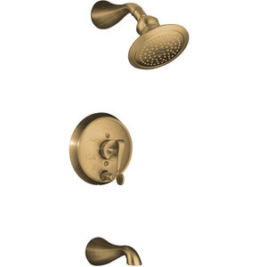 KT16115-4-BV Revival Tub & Shower Faucet Trim Trim Kit - Vibrant Brushed Bronze KT16115-4-BV Revival Tub & Shower Faucet Trim Trim Kit - Vibrant Brushed Bronze