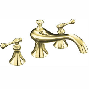 KT161194APB/K300K Revival Deck Mount Tub Faucet - Vibrant Polished Brass KT161194APB/K300K Revival Deck Mount Tub Faucet - Vibrant Polished Brass