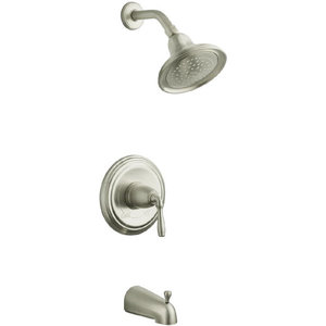 KT3954BN/K304K Devonshire One Handle Tub & Shower Faucet - Vibrant Brushed Nickel KT3954BN/K304K Devonshire One Handle Tub & Shower Faucet - Vibrant Brushed Nickel