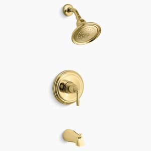 KT395-4-PB Devonshire Tub & Shower Faucet Trim Trim Kit - Vibrant Polished Brass KT395-4-PB Devonshire Tub & Shower Faucet Trim Trim Kit - Vibrant Polished Brass