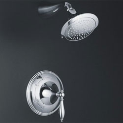 KT3134MBN/K304K Finial Traditional Single Handle Shower Faucet - Vibrant Brushed Nickel KT3134MBN/K304K Finial Traditional Single Handle Shower Faucet - Vibrant Brushed Nickel