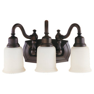 MVS8003ORB Canterbury 3 Bulb Bathroom Lighting - Oil Rubbed Bronze MVS8003ORB Canterbury 3 Bulb Bathroom Lighting - Oil Rubbed Bronze