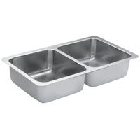 Double Bowl Kitchen Sink 31-1/4 x 18 Double Bowl Kitchen Sink 31-1/4 x 18