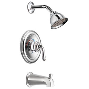 MT3129/M3520 Monticello One Handle Tub & Shower Faucet - Chrome MT3129/M3520 Monticello One Handle Tub & Shower Faucet - Chrome