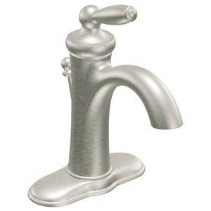 M6600BN Brantford Single Hole Bathroom Faucet - Brushed Nickel M6600BN Brantford Single Hole Bathroom Faucet - Brushed Nickel