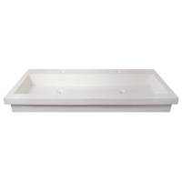 Self-Rimming Bathroom Sink 48 x 19 x 5 Self-Rimming Bathroom Sink 48 x 19 x 5