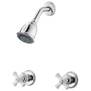 P078CPC/P0731XA Savannah Two Handle Shower Faucet - Polished Chrome P078CPC/P0731XA Savannah Two Handle Shower Faucet - Polished Chrome