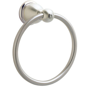 PBRBC0KK Conical Towel Ring Bathroom Accessory - Brushed Nickel PBRBC0KK Conical Towel Ring Bathroom Accessory - Brushed Nickel