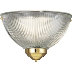 PP712610 Prismatic Glass 1 Bulb Wall Sconce - Polished Brass PP712610 Prismatic Glass 1 Bulb Wall Sconce - Polished Brass