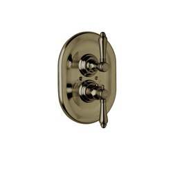 RA4909LMTCB/RA4910 Country Bath Thermostatic/Volume Control Custom Shower Valve - Tuscan Brass RA4909LMTCB/RA4910 Country Bath Thermostatic/Volume Control Custom Shower Valve - Tuscan Brass
