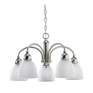 S31036962 Metropolis Mid Sized Chandelier Chandelier - Brushed Nickel S31036962 Metropolis Mid Sized Chandelier Chandelier - Brushed Nickel