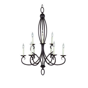 S31075799 Pemberton Mid Sized Chandelier Chandelier - Peppercorn S31075799 Pemberton Mid Sized Chandelier Chandelier - Peppercorn