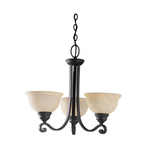 S39058BLE07 Serenity Mini Chandelier - Weathered Iron S39058BLE07 Serenity Mini Chandelier - Weathered Iron