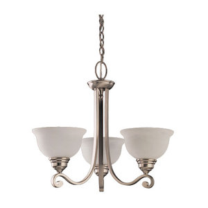 S39058BLE962 Serenity Mini Chandelier - Brushed Nickel S39058BLE962 Serenity Mini Chandelier - Brushed Nickel