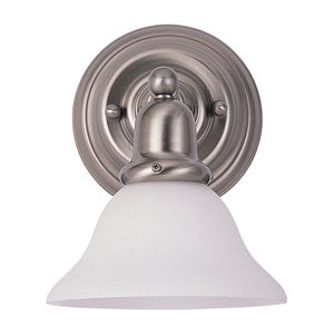 S44060962 Sussex 1 Bulb Wall Sconce - Brushed Nickel S44060962 Sussex 1 Bulb Wall Sconce - Brushed Nickel