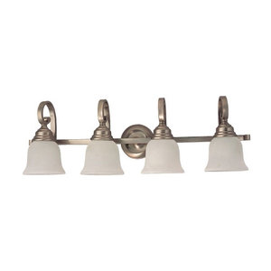 S49061BLE962 Serenity 4 or More Bulb Bathroom Lighting - Brushed Nickel S49061BLE962 Serenity 4 or More Bulb Bathroom Lighting - Brushed Nickel