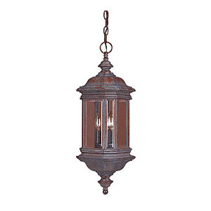 S663708 Hill Gate Hanging Hanging Lantern - Textured Rust Patina S663708 Hill Gate Hanging Hanging Lantern - Textured Rust Patina