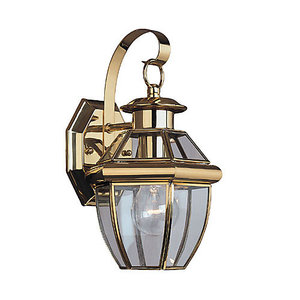 S803702 Lancaster Entrance Outdoor Wall Light - Polished Brass S803702 Lancaster Entrance Outdoor Wall Light - Polished Brass