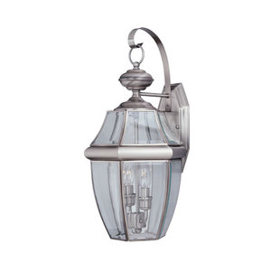 S8039965 Lancaster Entrance Outdoor Wall Light - Antique Brushed Nickel S8039965 Lancaster Entrance Outdoor Wall Light - Antique Brushed Nickel