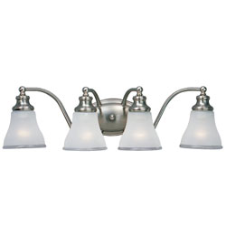 S40012773 Alexandria 4 or More Bulb Bathroom Lighting - Two Tone Nickel S40012773 Alexandria 4 or More Bulb Bathroom Lighting - Two Tone Nickel