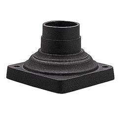 S901412 Pedestal Mount Adapter Post / Base Post Lights - Black S901412 Pedestal Mount Adapter Post / Base Post Lights - Black
