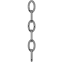 S910008 Chain Lighting Part - Textured Rust Patina S910008 Chain Lighting Part - Textured Rust Patina