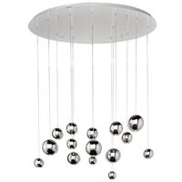 Multi Light Pendant 39-1/2" Width Multi Light Pendant 39-1/2" Width