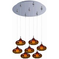 Multi Light Pendant 17" Width Multi Light Pendant 17" Width