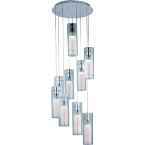 EE2220410 Frost Multi Light Pendant Light - Polished Chrome EE2220410 Frost Multi Light Pendant Light - Polished Chrome