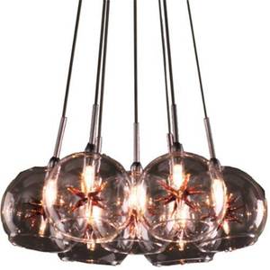 EE2011425 Star Multi Light Pendant Light - Chrome / Amber EE2011425 Star Multi Light Pendant Light - Chrome / Amber