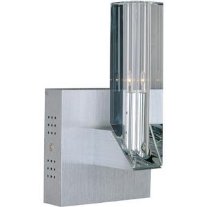 EE2028020 Alpha-V 1 Bulb Wall Sconce - Brushed Aluminum EE2028020 Alpha-V 1 Bulb Wall Sconce - Brushed Aluminum