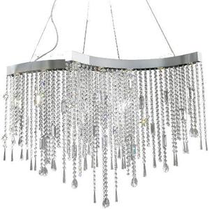 EE2080420 Crystal Sensation Multi Light Pendant Light - Polished Chrome EE2080420 Crystal Sensation Multi Light Pendant Light - Polished Chrome