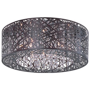 EE2130110BZ Inca Flush Mount Ceiling Light - Bronze EE2130110BZ Inca Flush Mount Ceiling Light - Bronze