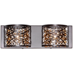 EE2131510BZ Inca 2 Bulb Bathroom Lighting - Bronze EE2131510BZ Inca 2 Bulb Bathroom Lighting - Bronze