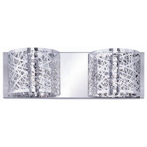 EE2131510PC Inca 2 Bulb Bathroom Lighting - Polished Chrome EE2131510PC Inca 2 Bulb Bathroom Lighting - Polished Chrome