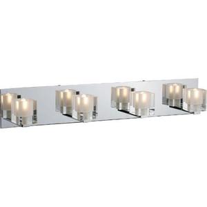 EE2217018 Blocs 4 or More Bulb Bathroom Lighting - Polished Chrome EE2217018 Blocs 4 or More Bulb Bathroom Lighting - Polished Chrome